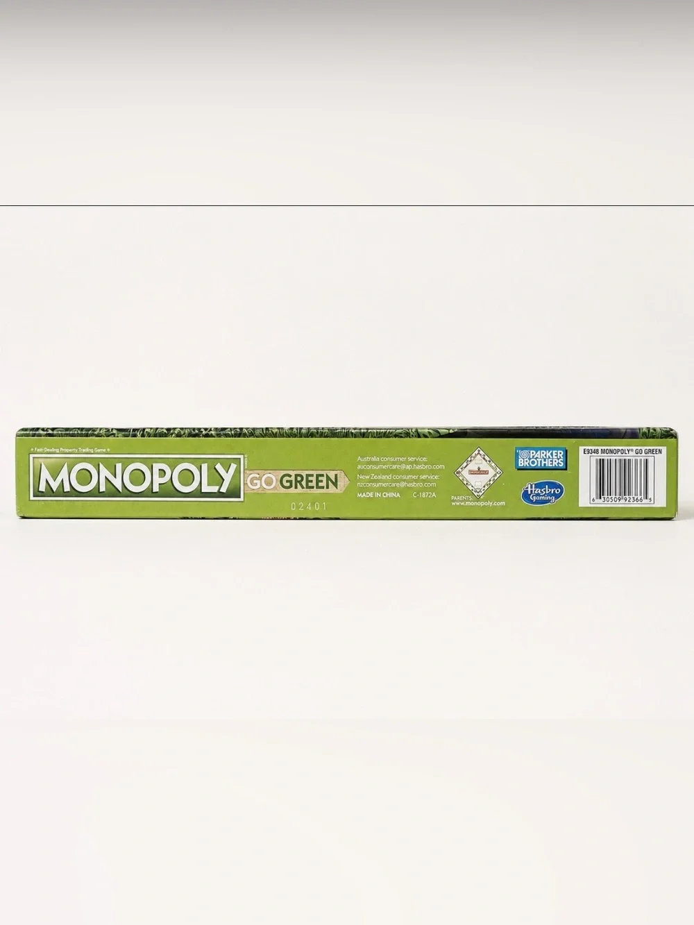 Monopoly Go Green Eco-Friendly Board Game Hasbro Parker Brothers 2–6 Players